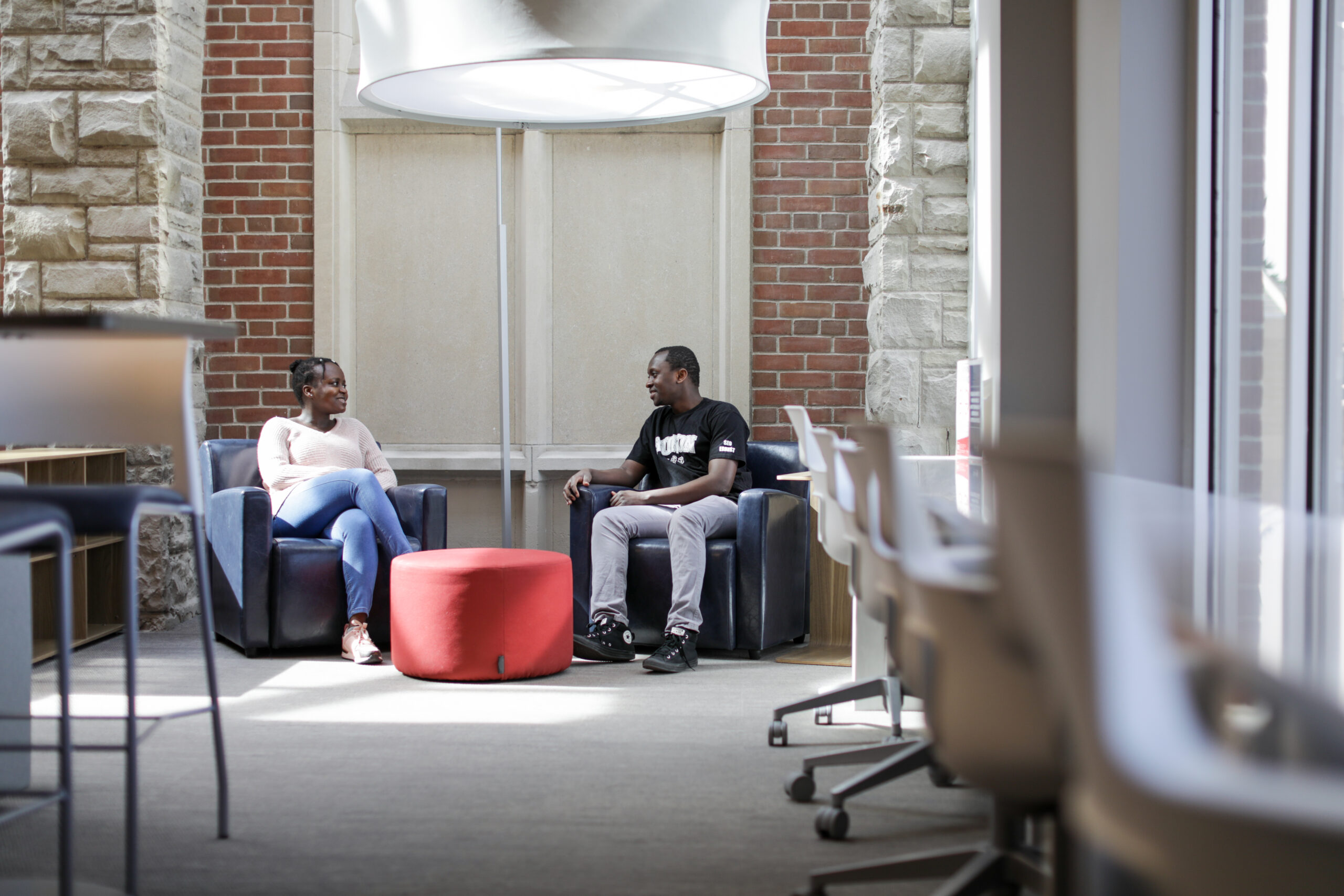 Meeting in the Library